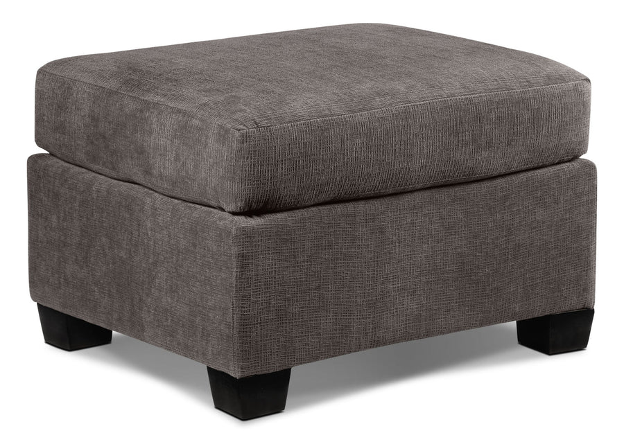 Fava Ottoman - Grey