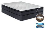 Simmons DeepSleep Ultra Jenna II Firm King Mattress and Split Boxspring Set