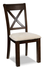 Claira 7-Piece Dining Room Set - Rustic Brown