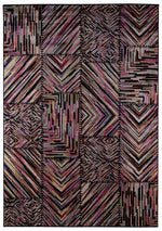 Zane 5' x 8' Area Rug - Candy Black