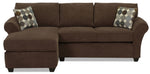 Althea 2-Piece Sectional with Left-Facing Chaise - Coffee