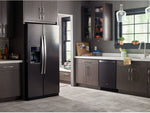 Whirlpool Black Stainless Steel Side-by-Side Refrigerator (28 Cu. Ft.) - WRS588FIHV