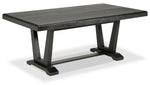 Imari 6-Piece Dining Room Set - Black and Grey