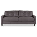 Kylie Leather Sofa - Coffee