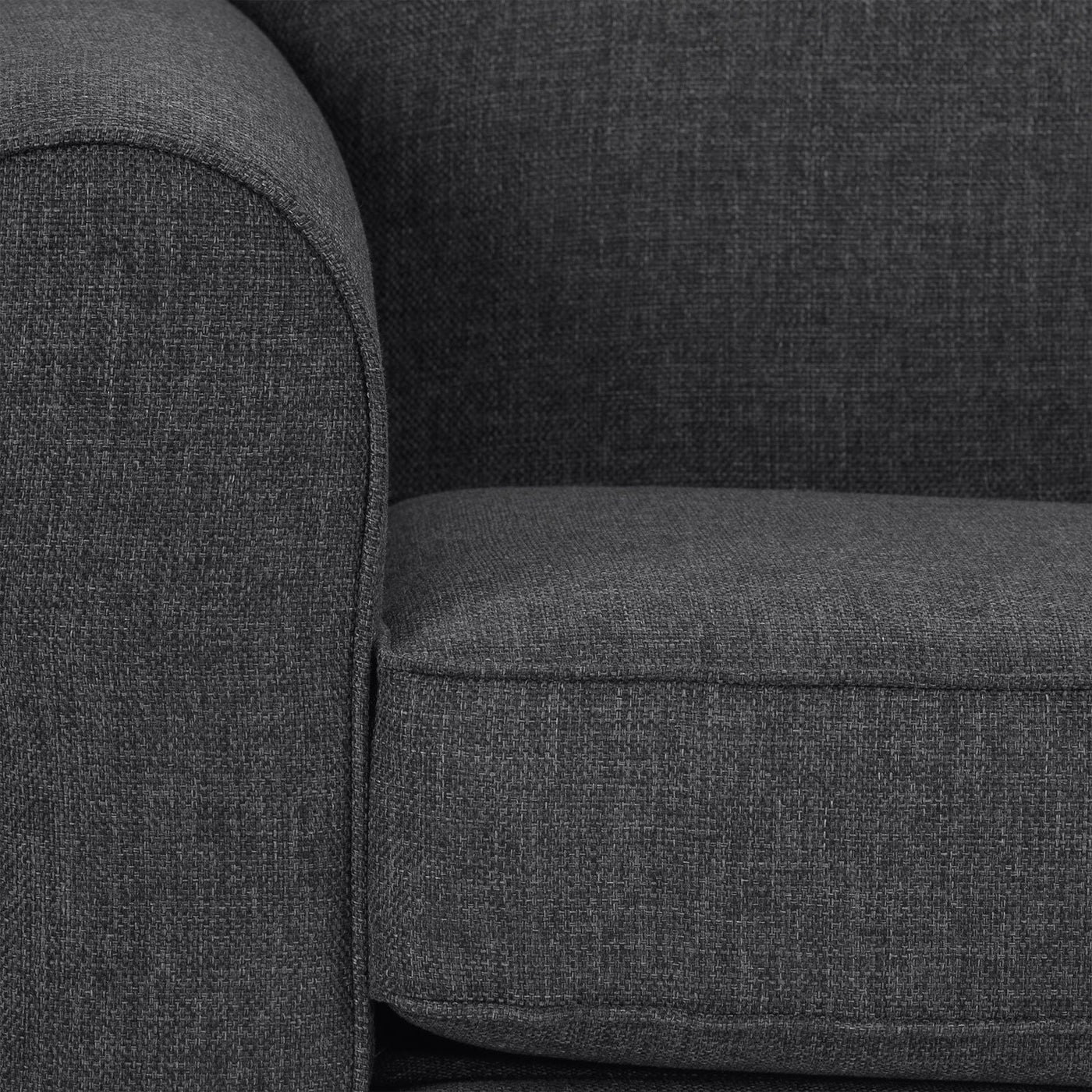 Aristotle Sofa, Loveseat and Chair Set - Graphite