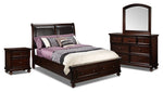Chester 6-Piece Queen Storage Bedroom Package - Cherry