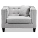 Astin Chair and a Half - Grey