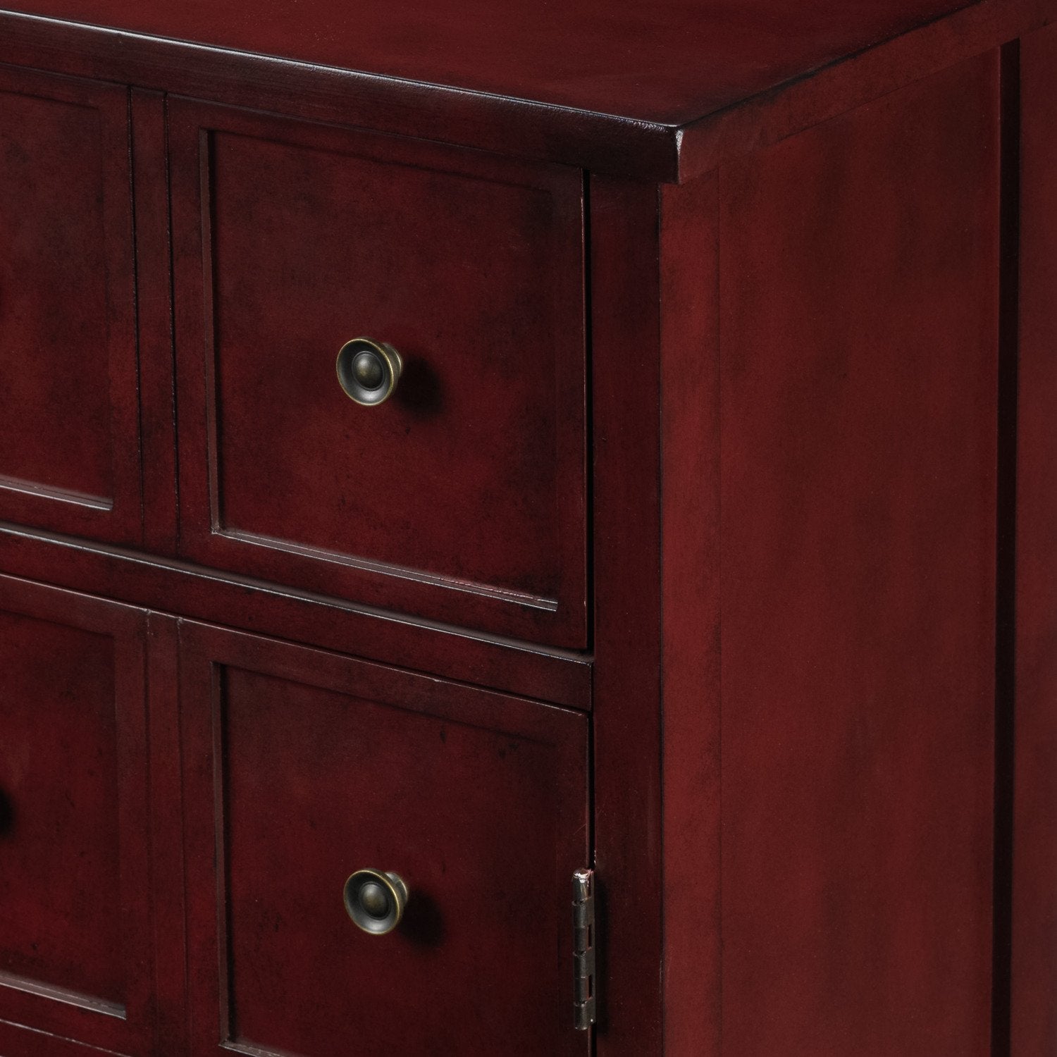 Ankara Accent Cabinet  - Red