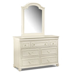 Amber Mirror - Antique White