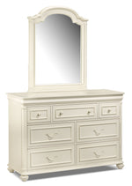 Amber Mirror - Antique White