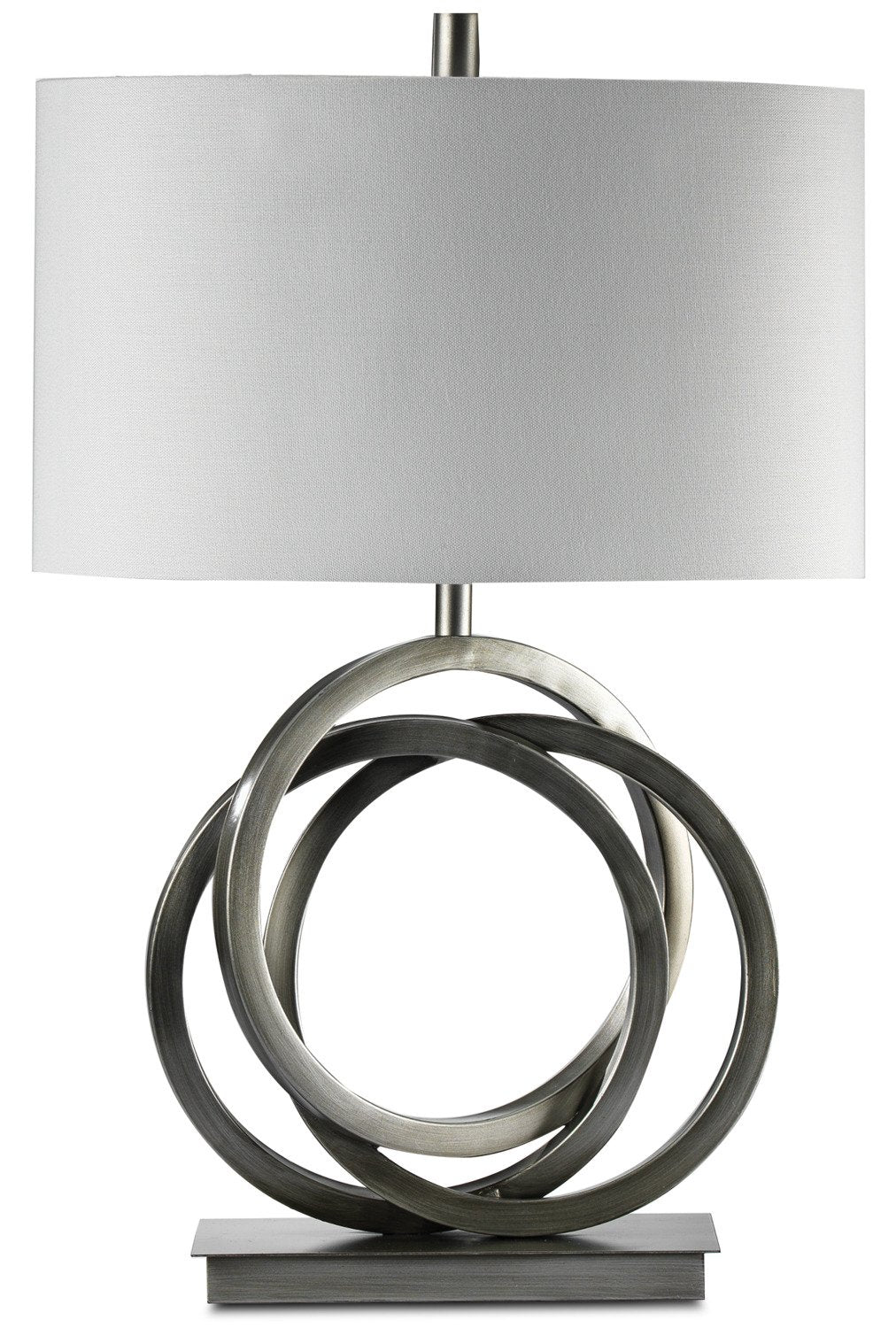 Charm 24" Table Lamp - Brushed Chrome