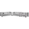 Astin Sofa, Loveseat and Chair and a Half - Grey