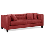 Astin Sofa and Loveseat Set - Red