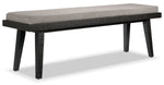 Imari 6-Piece Dining Room Set - Black and Grey