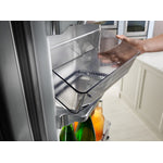 KitchenAid Stainless Steel Counter-Depth French Door Refrigerator (23.8 Cu. Ft.) - KRFC704FPS