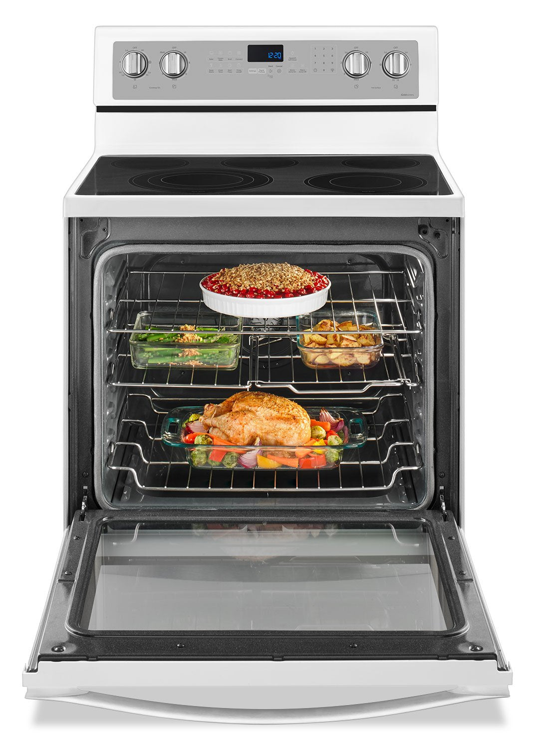 Whirlpool White Freestanding Electric Range (6.4 Cu. Ft.) - YWFE745H0FH