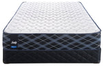 Sealy 4K Extra Firm King Mattress and Split Low-Profile Boxspring Set