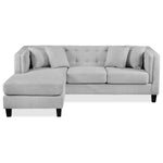 Astin Chaise Sofa - Grey