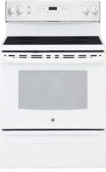 GE White Freestanding Electric Range (5.0 Cu. Ft.) - JCB630DKWW