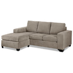 Fava Chaise Sofa - Pewter