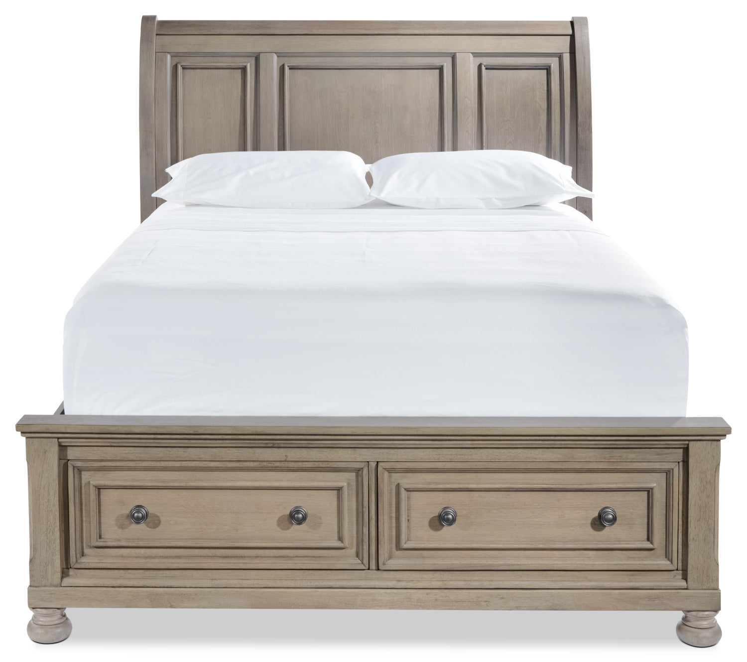 Windchester 3-Piece Queen Storage Bed - Grey