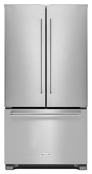 KitchenAid Stainless Steel French Door Refrigerator (21 Cu. Ft.)  - KRFC302ESS