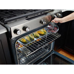 KitchenAid Stainless Steel Slide-In Gas Convection Range (6.5 Cu. Ft.) - KSGB900ESS