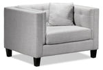Astin Sofa and Chair and a Half - Grey