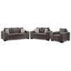 Fava 3 Pc. Living Room Package - Grey