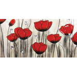 Poppies Canvas Painting (60" X 30")