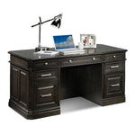 Copley 3-Piece Executive Desk - Deep Grey
