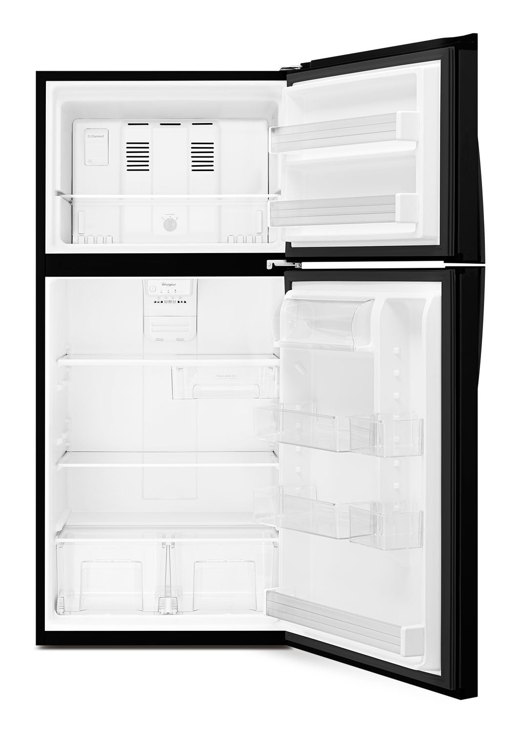 Whirlpool Black Top-Freezer Refrigerator (19.2 Cu. Ft.) - WRT519SZDB
