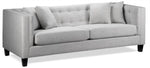 Astin Sofa and Loveseat - Grey