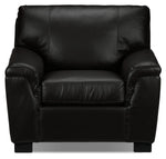 Reynolds Leather Chair - Coffee