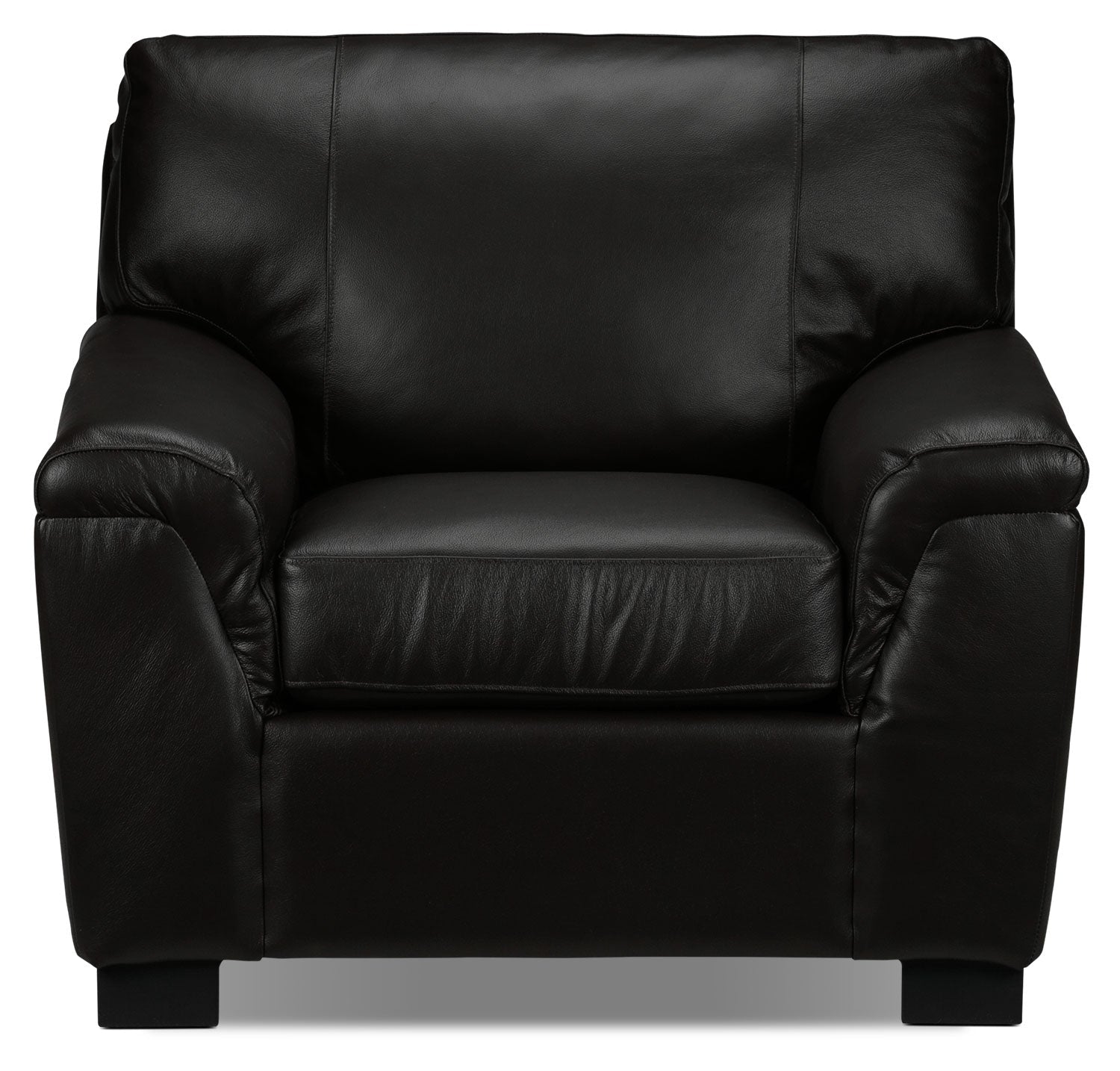Reynolds Leather Chair - Coffee