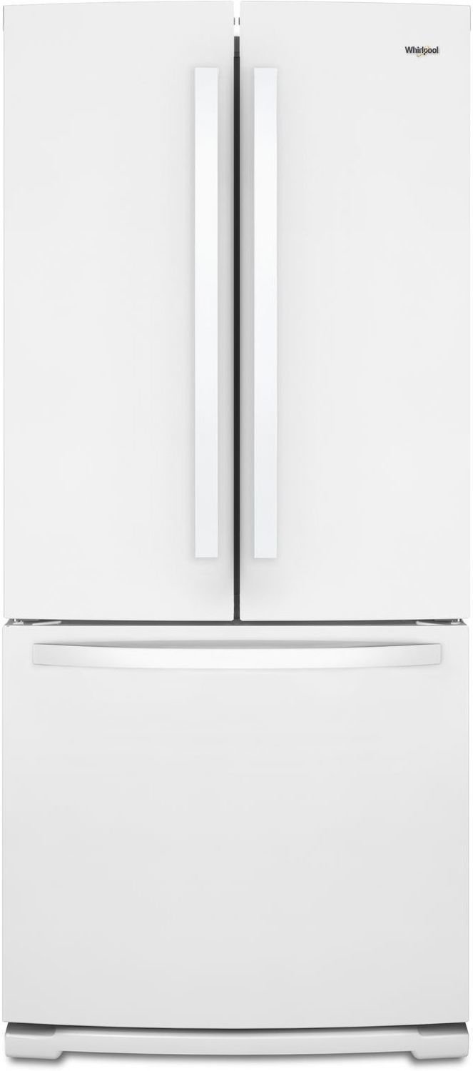 Whirlpool White French Door Refrigerator (20 Cu. Ft.) - WRF560SFHW