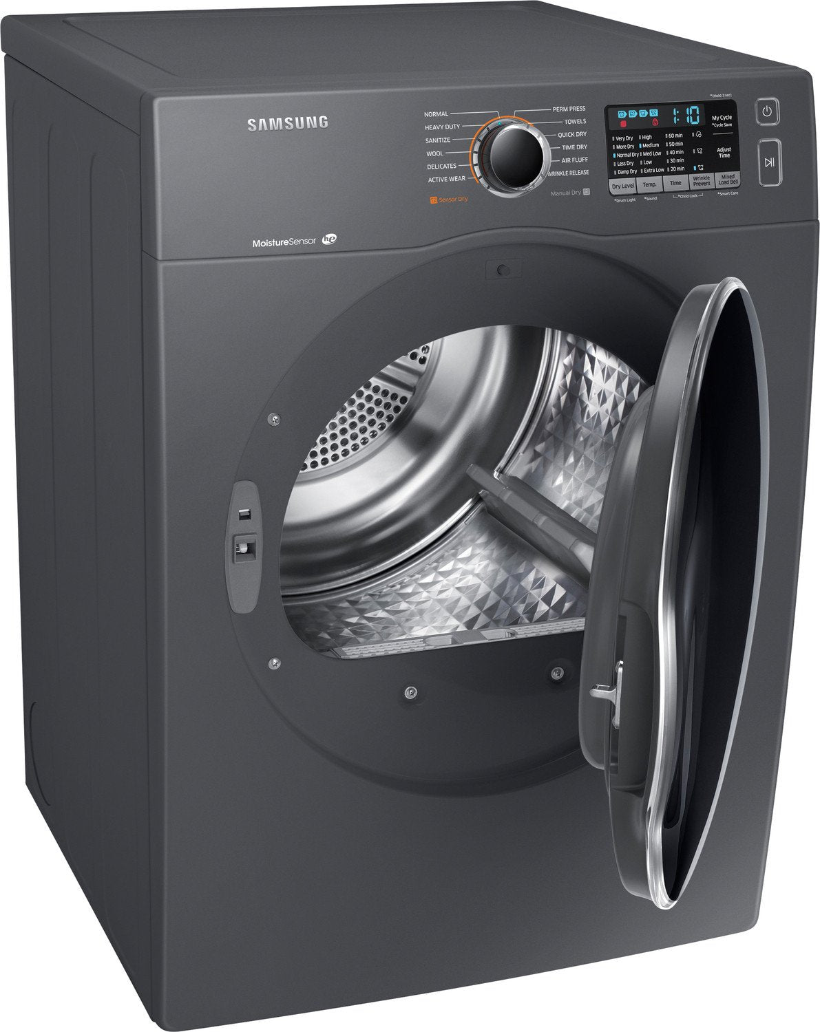 Samsung Grey Electric Dryer (4.0 Cu. Ft.) - DV22K6800EX/AC