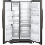 Whirlpool Black Stainless Steel Side-by-Side Refrigerator (25 Cu. Ft.) - WRS325SDHV