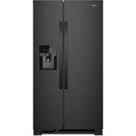 Whirlpool Black Side-by-Side Refrigerator (21 Cu. Ft.) - WRS321SDHB