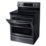 Samsung Black Stainless Steel Freestanding Electric Convection Range (5.9 Cu. Ft.) - NE59J7850WG/AC