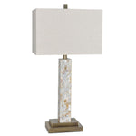 Mother Of Pearl 27" Table Lamp - Beige