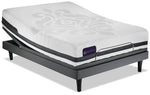 Serta iComfort Eco Peacefulness Plush Queen Mattress/Motion Perfect III Complete Adjustable Base
