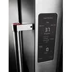 KitchenAid Stainless Steel Counter-Depth French Door Refrigerator (23.8 Cu. Ft.) - KRFC704FPS
