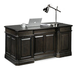 Copley 3-Piece Executive Desk - Deep Grey