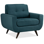 Julian Sofa, Loveseat and Chair Set - Blue
