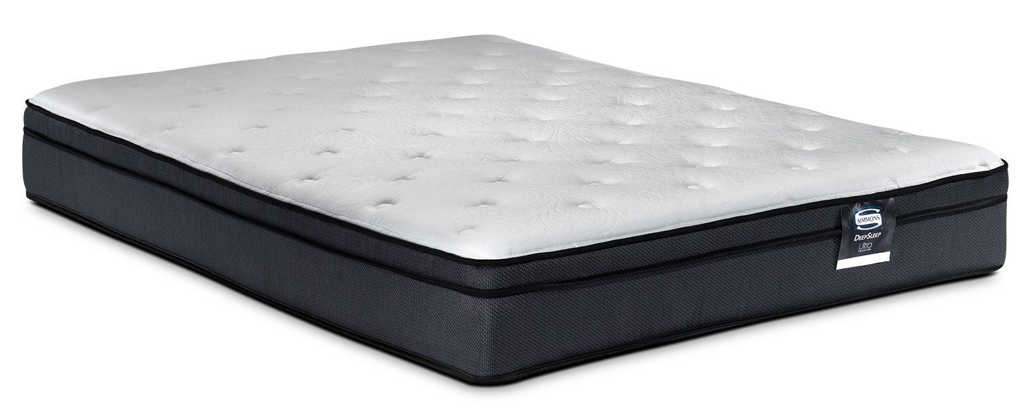 Simmons DeepSleep Ultra Jenna II  Firm Queen Mattress and Low-Profile Boxspring Set