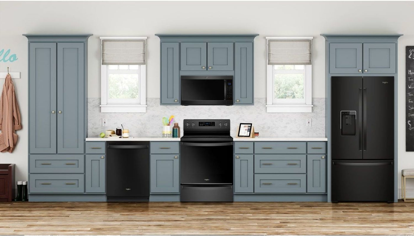 Whirlpool Black Freestanding Electric Convection Range (6.4 Cu. Ft.) - YWFE775H0HB