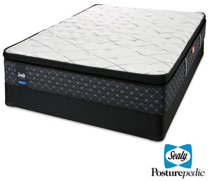 Sealy Pathos Firm Twin Mattress and Boxspring Set