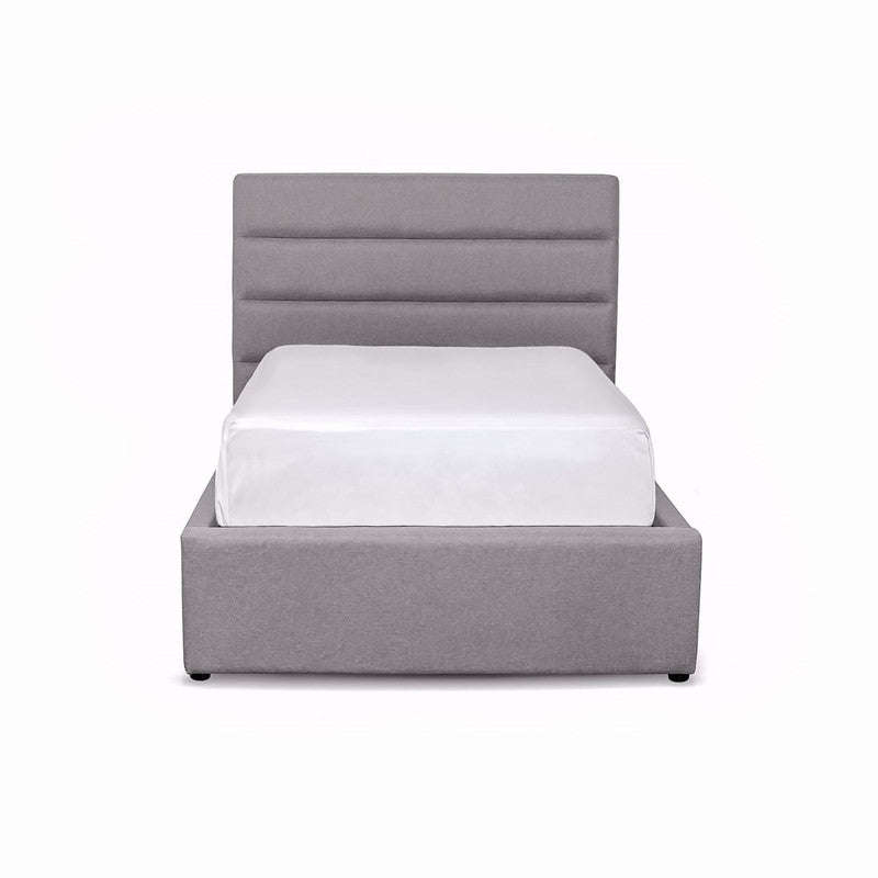 Kalasin Storage Platform Full Bed - Grey/Beige