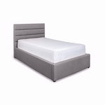 Kalasin Upholstered Platform King Bed - Grey/Beige
